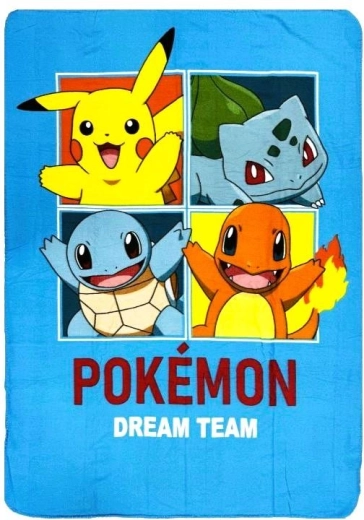 Flis odeja Pokémon 100 × 140 cm