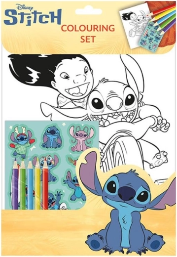 Pobarvanka – ustvarjalni set Lilo & Stitch