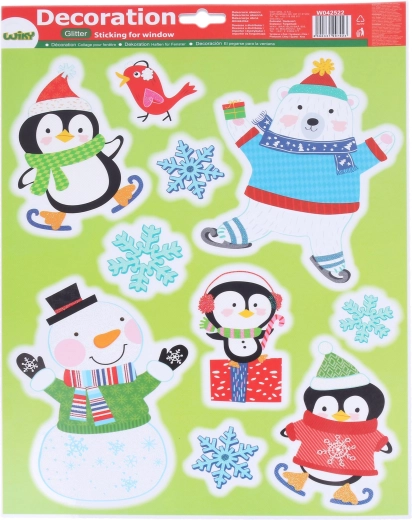 Božična okenska dekoracija 41 × 29 cm