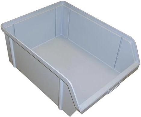 Poševna shranjevalna škatla 150 × 100 × 70 mm, 3 kg, siva, plastika
