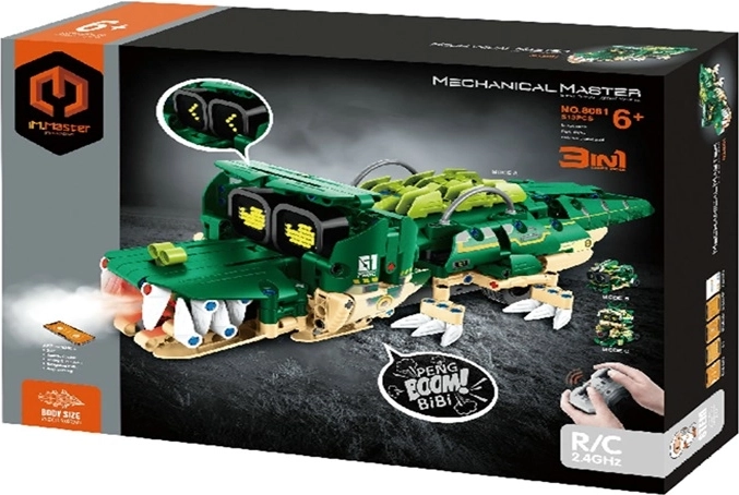 IM.Master RC Robotic Crocodile 3 in 1 – 513-piece building set