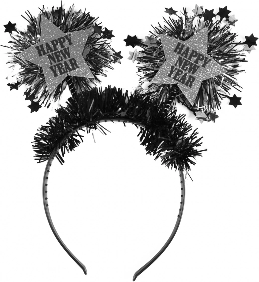 Novoletni naglavni trak z zvezdami