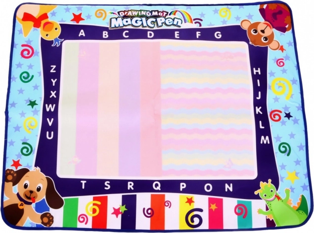 Vodna risalna podloga s priborom za otroke 3+