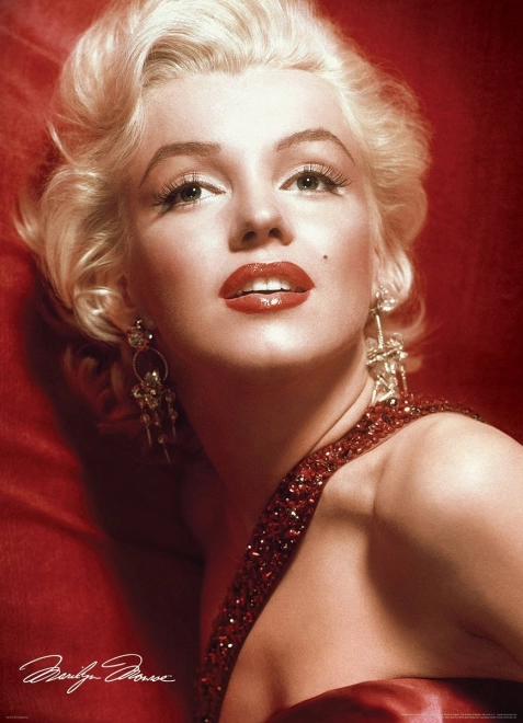 Sestavljanka MARILYN MONROE – Rdeči portret 1000 koščkov