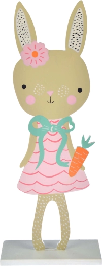 Lesena velikonočna dekoracija zajček 17,5 cm