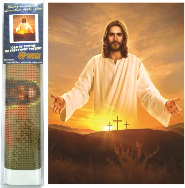 Norimpex Diamantno slikanje Jezus 30x40 cm