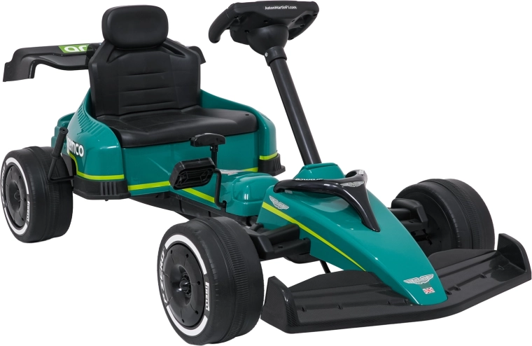 ASTON MARTIN green pedal go-kart