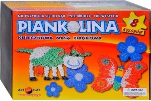 Piankolina – penasta modelina, 8 standardnih barv