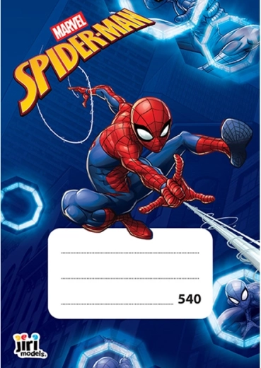 Šolski zvezek A5 Spiderman 540 brez črt (40 listov)