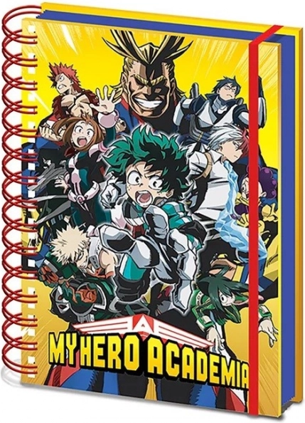 Beležnica s spiralo My Hero Academia