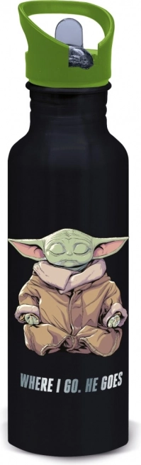 Aluminijasta steklenica Vegas z motivom Mandalorian: Grogu