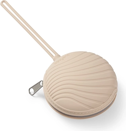 BabyOno silikonski etui za dudo z zadrgo, bež