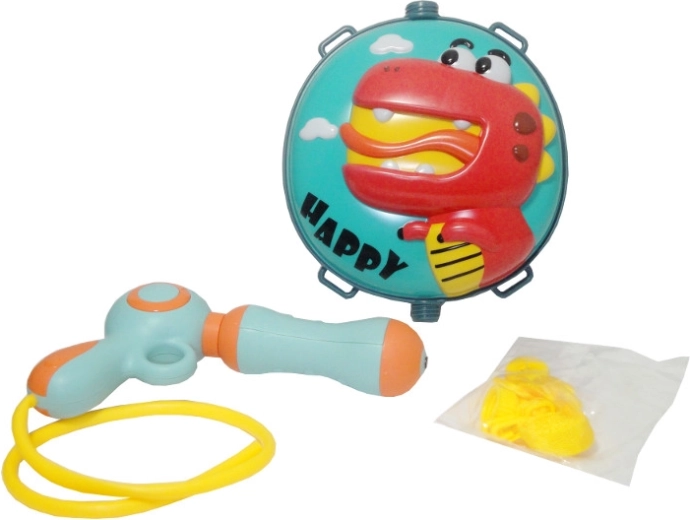 Vodna pištola z nahrbtnikom–rezervoarjem z dinozavrom