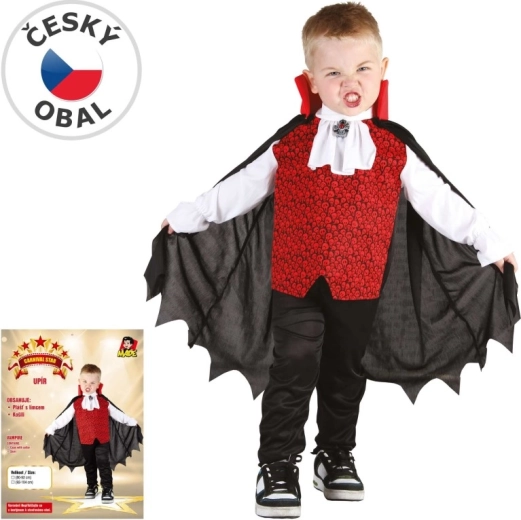 Children's vampire carnival costume (92–104 cm)