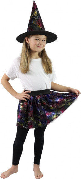 Otroško čarovniško tutu krilo s pajčevinami (3–7 let)