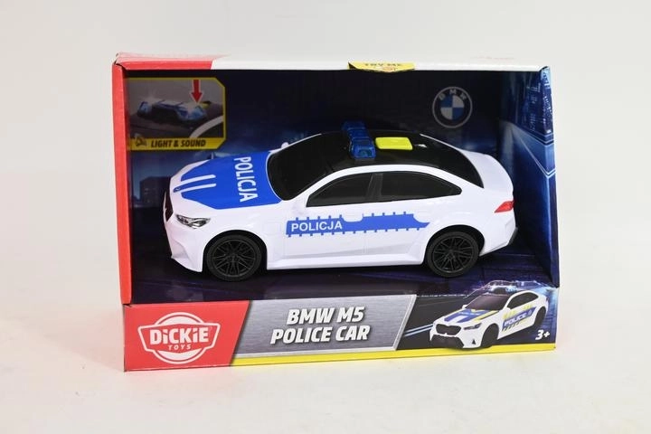 Dickie SOS policijski avto BMW M3/M5 15 cm