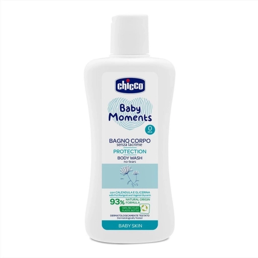 Chicco gel za prhanje Baby Moments Protection 200 ml