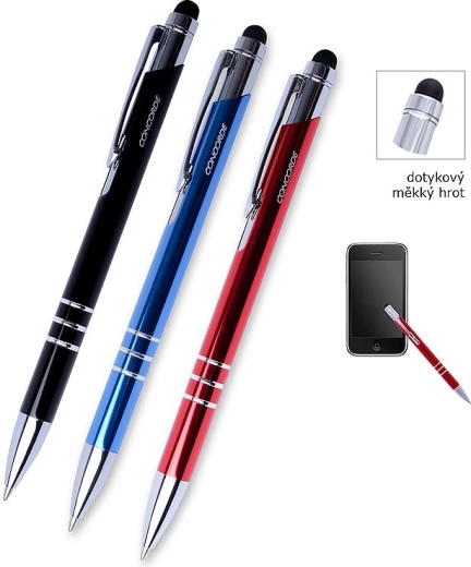 Kemični svinčnik CONCORDE Soft z zaslonskim konico na dotik