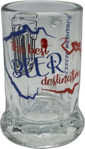 Mini vrček iz stekla 40 ml – pivo