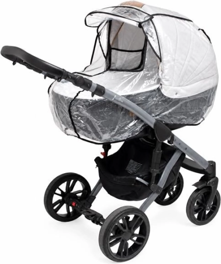 Dežna prevleka za globoki voziček New Baby Basic z odpiranjem okenca