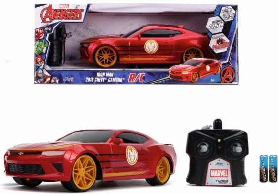 RC avto MARVEL Iron Man Chevrolet Camaro 1:16