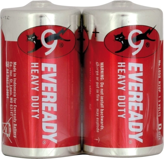 Energizer Eveready Heavy Duty Red bateriji D R20 1,5 V, 2 kosa