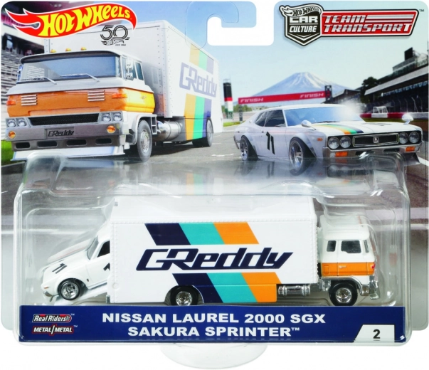 Hot Wheels ekipno tovorno vozilo 1:64 premijska kolekcija