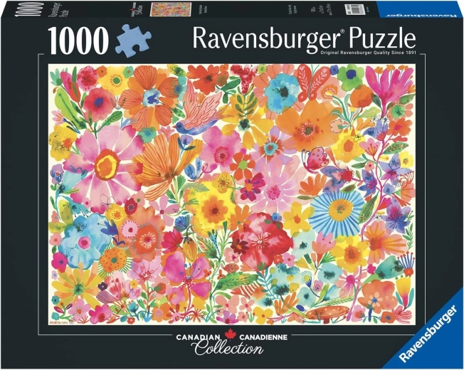 Ravensburger sestavljanka Canadian Collection: cvetoče lepote 1000 koščkov