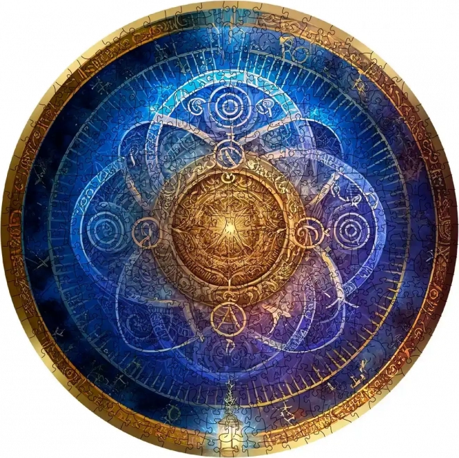 Lesene sestavljanke modri zodiak 250 kosov WOODEN CITY