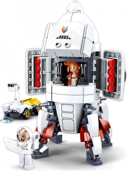 Sluban Space pristanek modul odprave Saturn gradbeni set