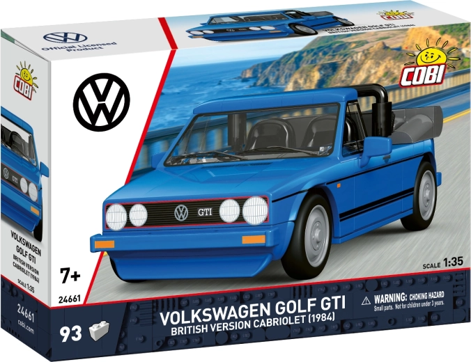 Cobi Volkswagen Golf GTI Cabriolet 1984 British version 1:35 (93 pieces)