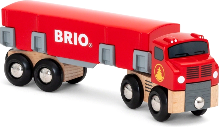 BRIO World vlačilec z lesom