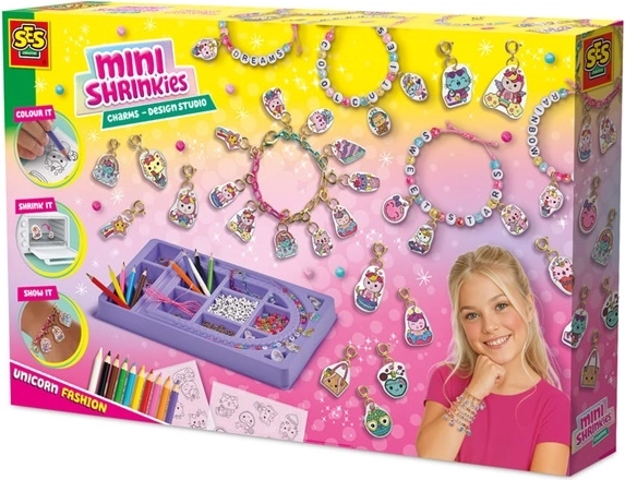 SES Mini Shrinkies Studio – ustvarjalni komplet za izdelavo obeskov