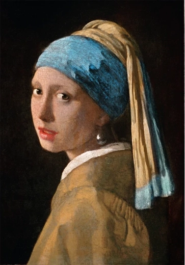 Clementoni puzzle Museum Collection – Dekle z biserom, 1000 koščkov