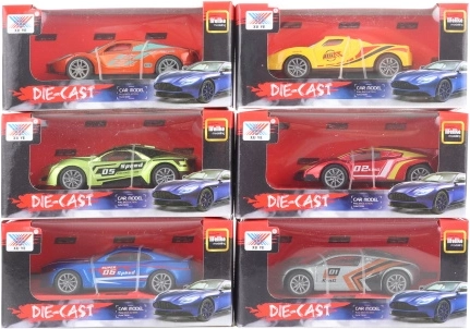 Kovinski avtomobilček z vzvratnim pogonom