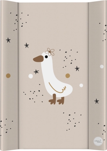 Ceba Baby mehka profilirana previjalna podloga 50 × 70 cm basic star duck