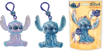 Disney Stitch squishy keychain with clip - 1 piece