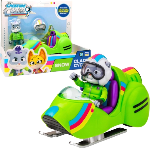PMI The Creature Cases Animal Mysteries figure Sam Snow and snow motorcycle