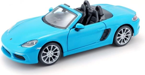 BBU Porsche 718 Boxster modri model avtomobila v merilu 1:24