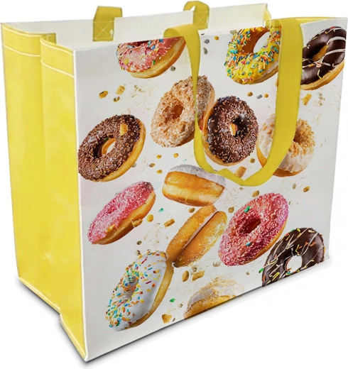 Nakupovalna torba Donuts 43 × 37 × 21,5 cm