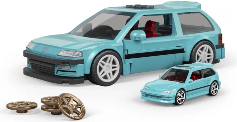 Hot Wheels Speed Series – custom ’90 honda civic ef sestavljanka avtomobila