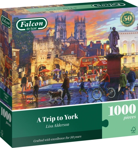 Falcon sestavljanka Izlet v York 1000 koščkov