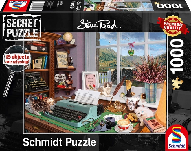 Schmidt Secret Puzzle Na delovni mizi – 1000 koščkov