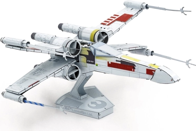 Metal Earth 3D sestavljanka Star Wars: X-Wing lovec (ICONX)