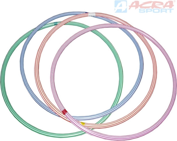 ACRA gimnastični obroč hula hoop 60 cm za otroke - 1 kos