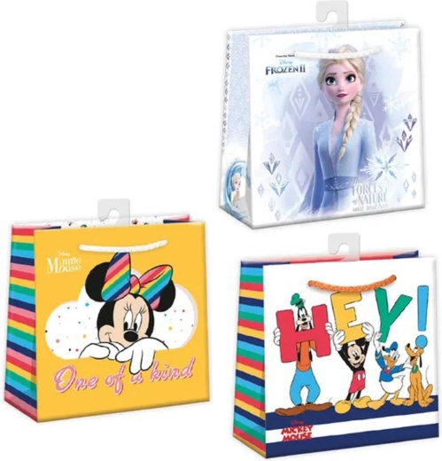 Gift paper bag Argus Frozen 2 / Minnie Mouse / Mickey Mouse 16 × 16 cm - 1 piece