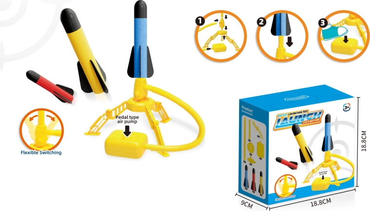 Izstreljevalni raketni set za otroke