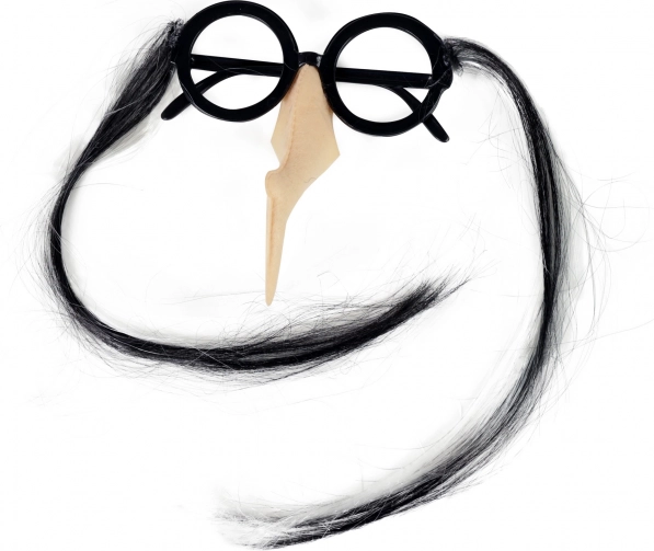 čarovniška očala z nosom