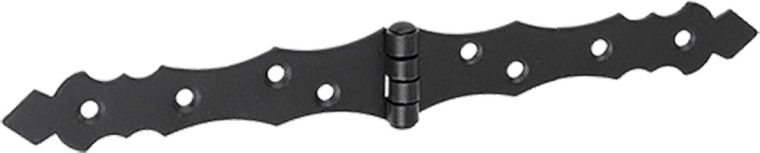 Francoska okrasna tečajnica 250 × 34 × 2 mm črna