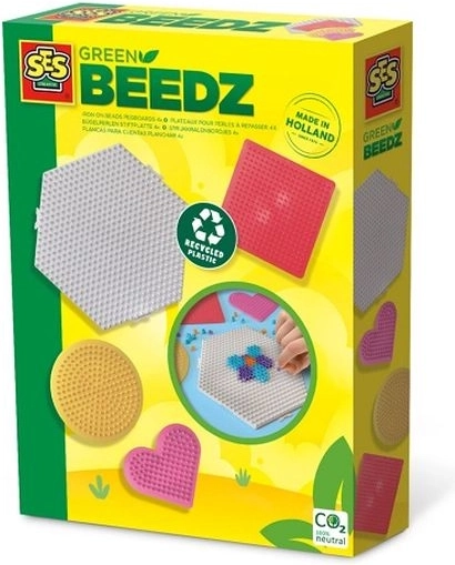 SES Creative Green Beedz podlage za likalne perlice – 4 oblike